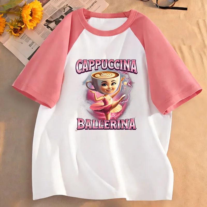 Trendige italienische Brainrot T-Shirts Manga Kinder T-Shirt Manga für Jungen Mädchen Sommer Frühling Lässiges Oberteil Tee