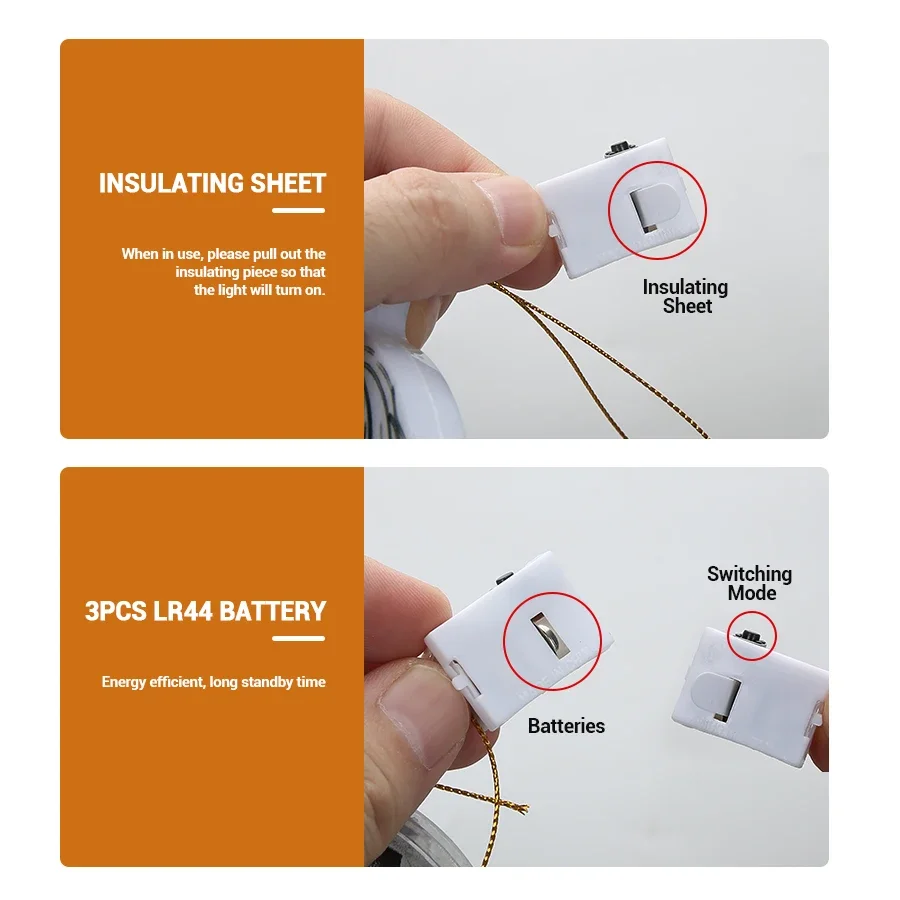 Lampu Led dekorasi Halloween, lampu lentera dekoratif Halloween lampu depan tengkorak iblis, lampu Led Jack-O-lentera dekorasi Halloween, senar lampu