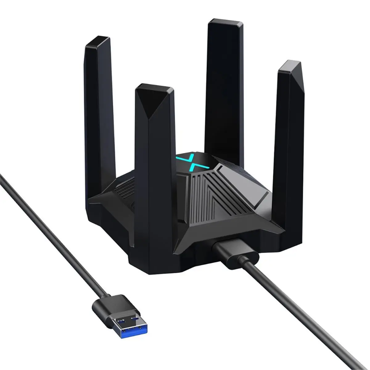 A48U USB 3.0 Driver-Free USB WiFi 6 Wireless Network Card AX1800M Dual-Band 5G Computer Receiver Transmitter for Win8/10/11