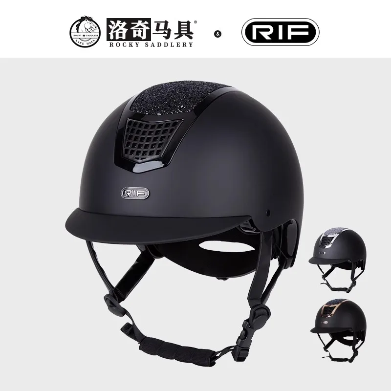 

full star equestrian helmet rider head protection tool horse riding safety guard Flash drill equine hat