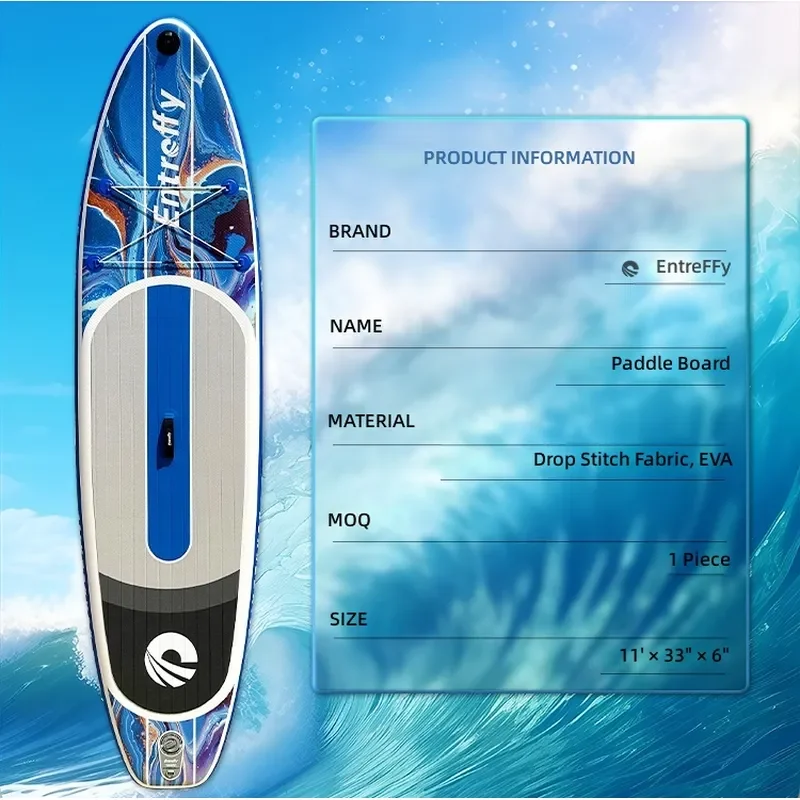 Inflatable SUP Paddle Board SUP for All Skill Levels Adults Beginners with Complete Accessories for Lake Ocean River