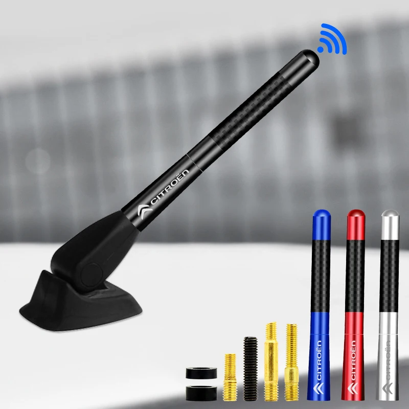 

Carbon Fiber Short Radio Antenna Sticker For Citroen C4 C5 C3 C2 C1 C4L C6 Picasso Saxo C-ELYSEE VTS Car Styling Accessories