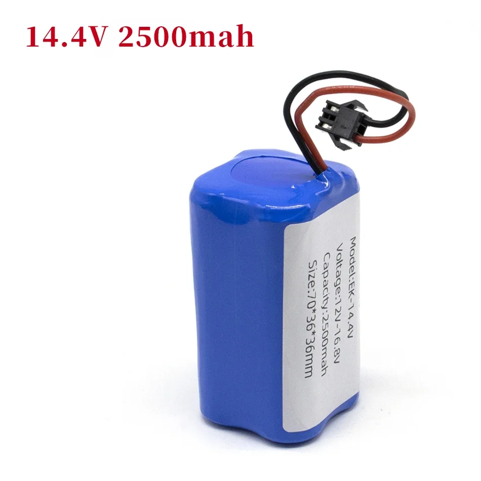 

The original 4S1P 14.4V 4800-2500mah is suitable for the replacement of lithium-ion INR18650 lithium battery for vacuum cleaners