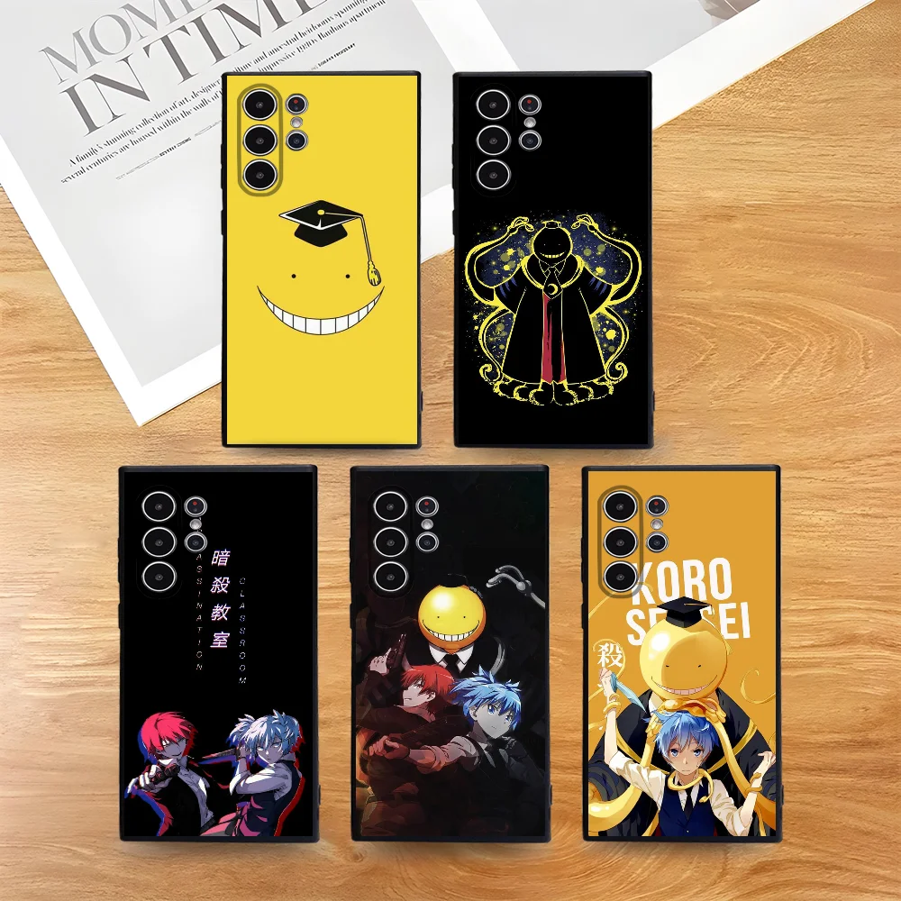 

A-Assassination Classroom Phone Case For Samsung Galaxy S25 S24 S22 S23 Ultra S21 S20 Plus 5G Frosted Non-Slip Full Cover Case