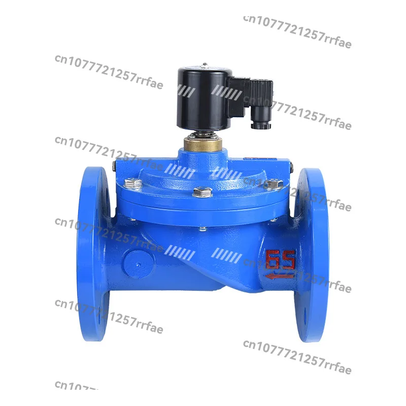 

DF series normally open liquid flange solenoid valve, large diameter cast iron solenoid valve