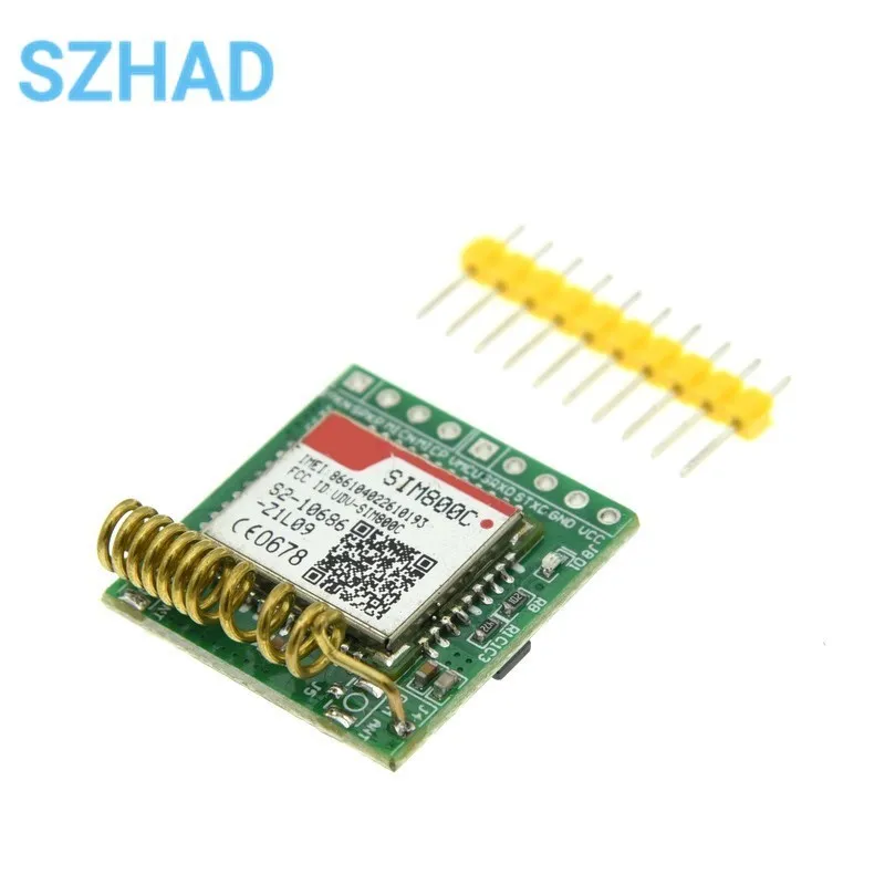 SMS/MMS GSM | SIM800C module GPRS wireless communication module is super SIM900A development board module