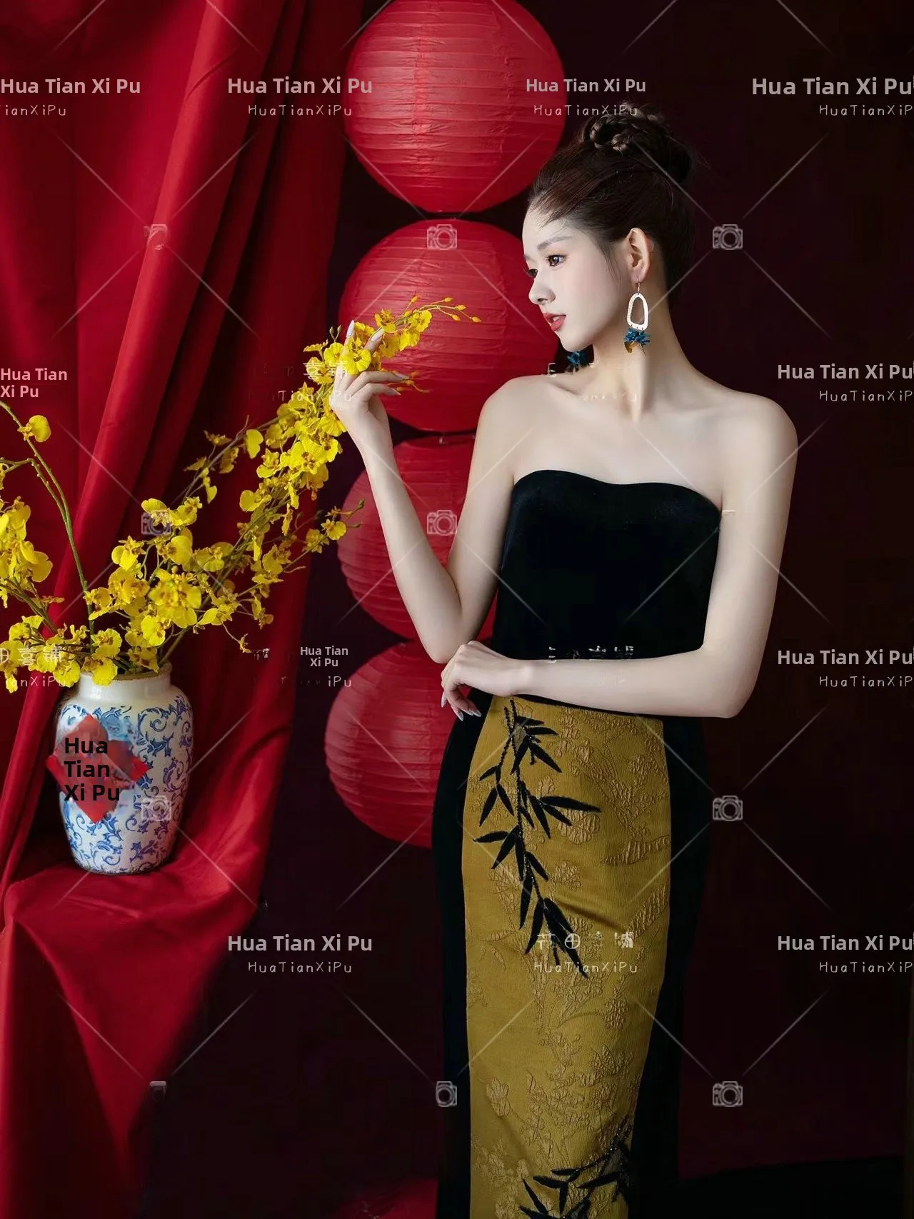 

Элегантное свадебное платье в китайском стиле для женщин, роскошное минималистичное платье-халат с запахом на груди для помолвки и утренней фотосессии