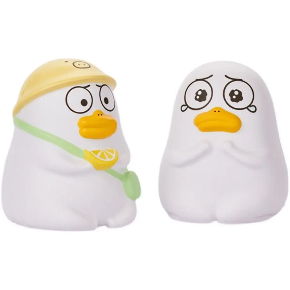 Duck Shape Weeping Duck Squeezing Toys Cartoon Rebound Ball Dried Rice Duck Slow Rebound Toy PU Animal Cartoon Fidget Toy