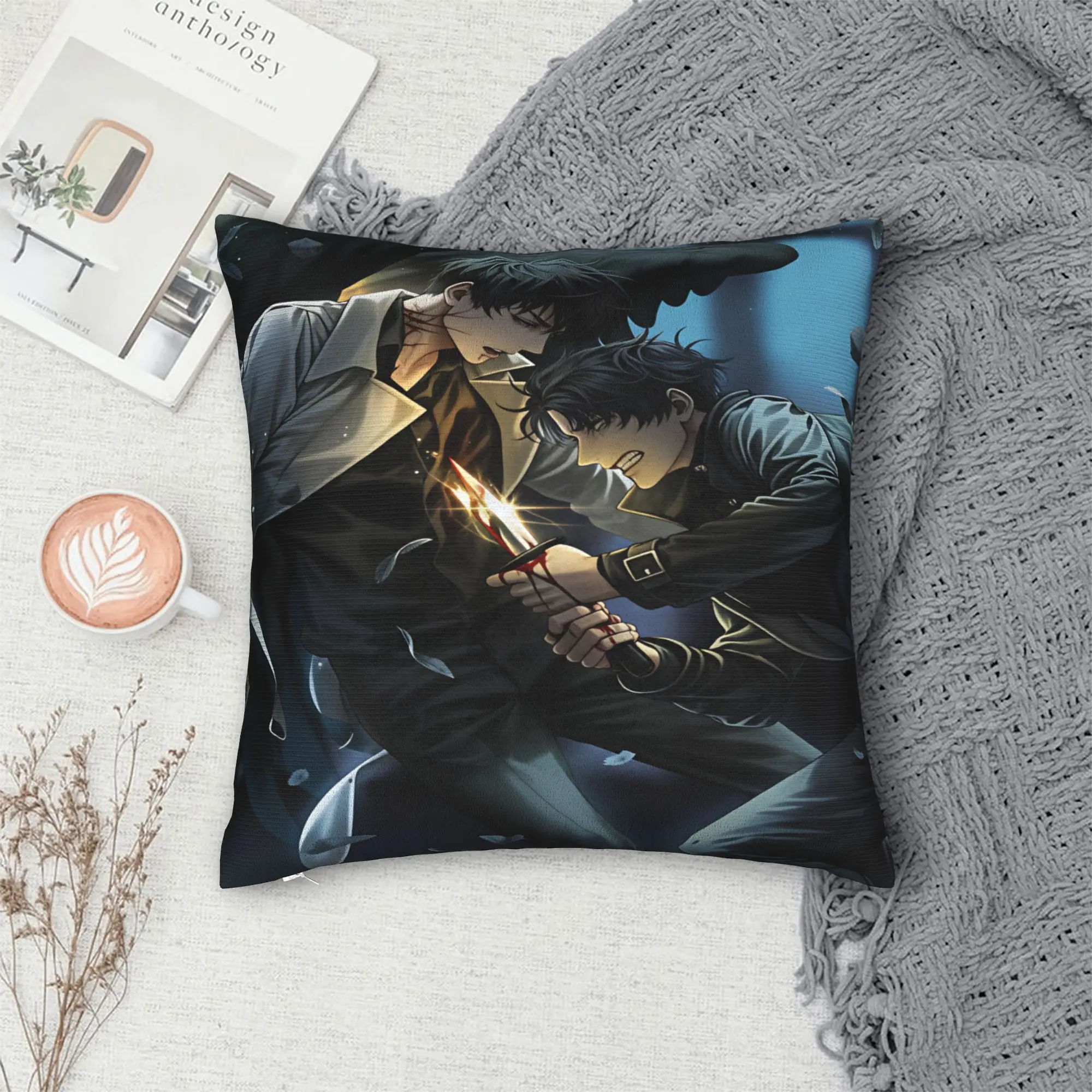 Pillow Cover Omniscient Readers Viewpoint  Vintage Pillow Case For Sofa Home Decor Pillowcases