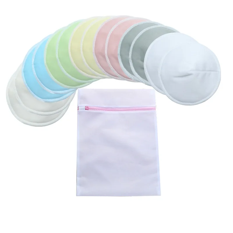 Three layers of bamboo fiber waterproof breathable breast pad can be repeated anti-overflow pad overflow paste