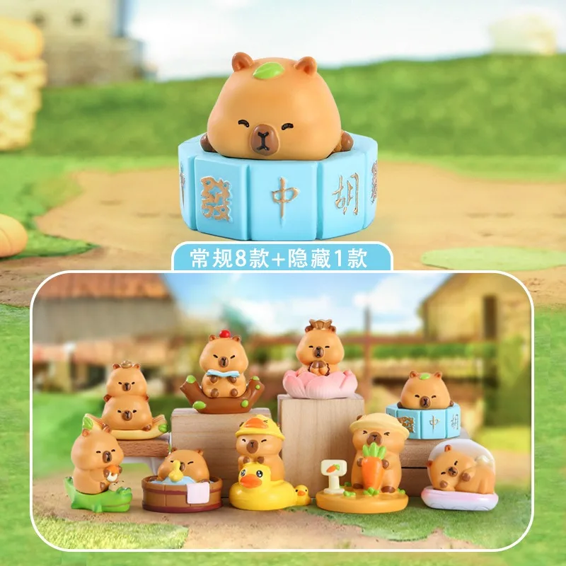 

New Secret Realm Capybara Blind Box Cute Dolphin Trendy Toy Figure Desktop Decoration Mysterious Surprise Box Birthday Gift