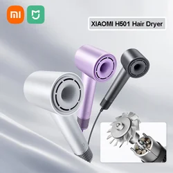 XIAOMI-MIJIA H501 Anion alta velocidade cabelo secador, 110000 Rpm, 62 m/s, velocidade do vento, profissional Negativo Ion cabelo cuidado, 1600W secagem rápida