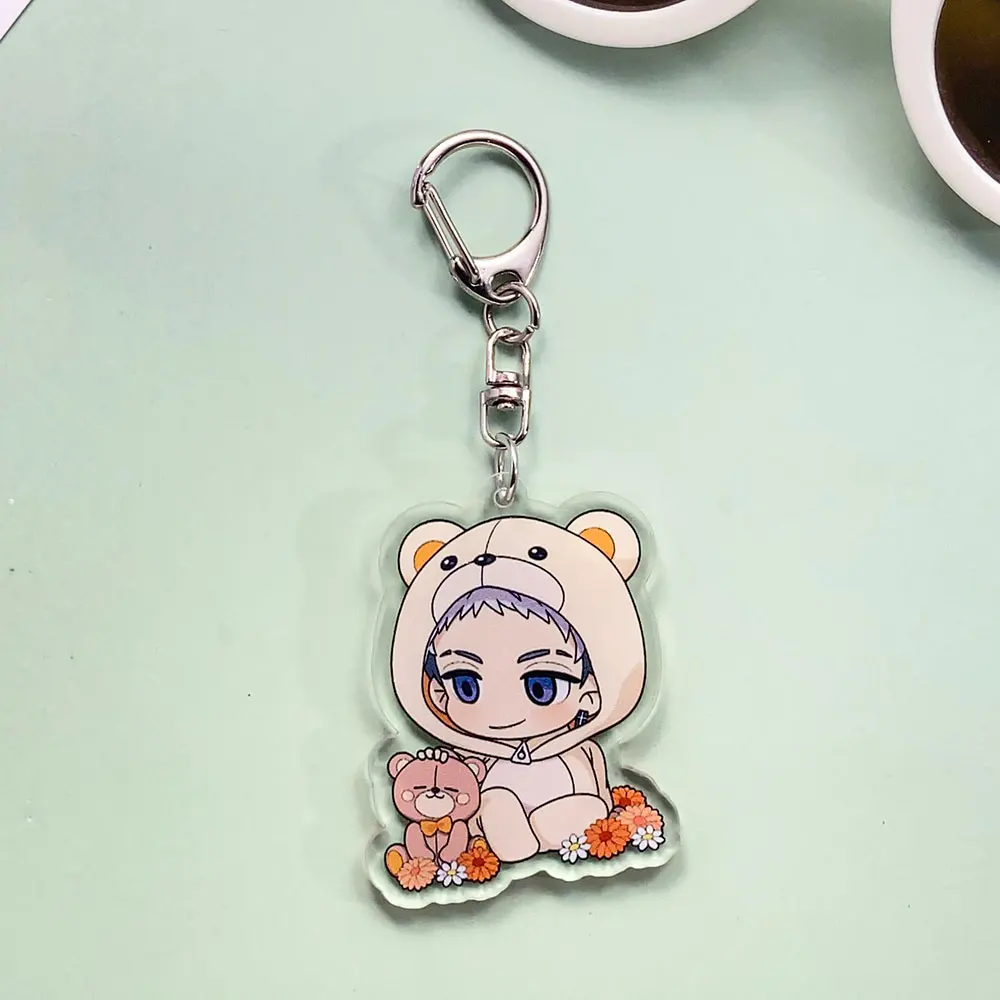 أنيمي طوكيو المنتقمون سلسلة مفاتيح مصنوعة من الأكريليك اكسسوارات الكلاسيكية حقيبة أنيقة على ظهره قلادة خاتم مفتاح شعبي هدايا للأصدقاء #5