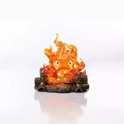 Calcifer Heart Flame Breathing Lamp Light-Up Statue Figure Model