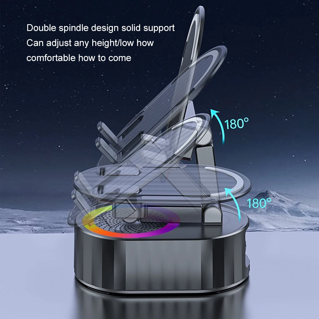 حامل مكبر صوت بلوتوث بزاوية قابلة للتعديل للهواتف ومكبر صوت حامل الهاتف الخليوي