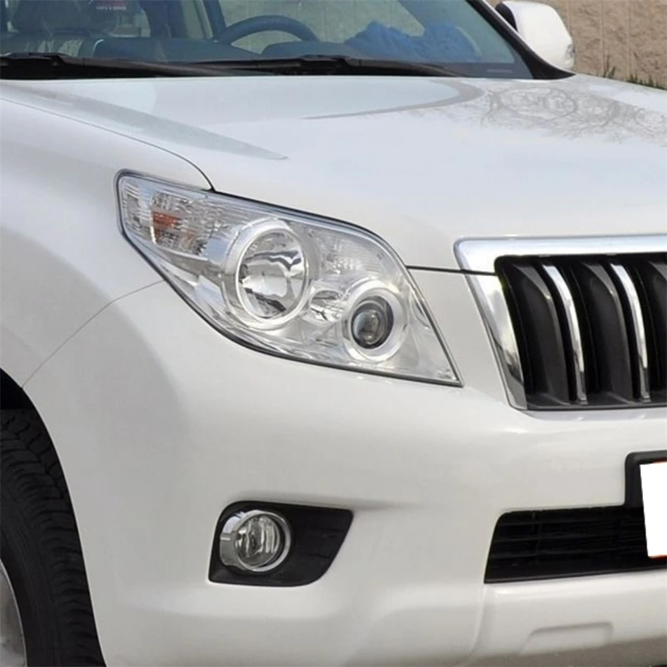 

Для Toyota Prado 2010 2011 2012 2013, автомобильные детали и аксессуары, автомобильная база, фара, держатель, абажур, колпачки
