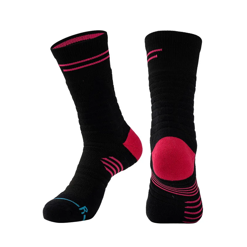 UZIS Professional Basketball Socks Thickened Men's Practical Mid Cap American Long Cap Towel Socks Elite Training Sports Socks