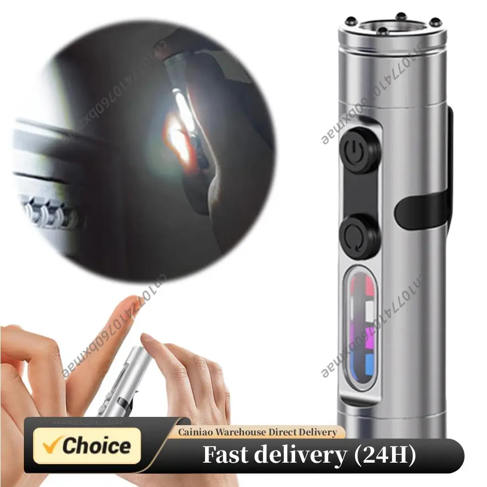 Rechargeable LED tactica Torch with 3 Modes Mini Camping Torch Super Bright Flashlight for Headlamp Outdoor Camping Emergencies