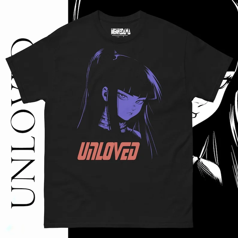 UNLOVED • T-Shirt - Anime Shirt, Unisex Clothing, Highkodama