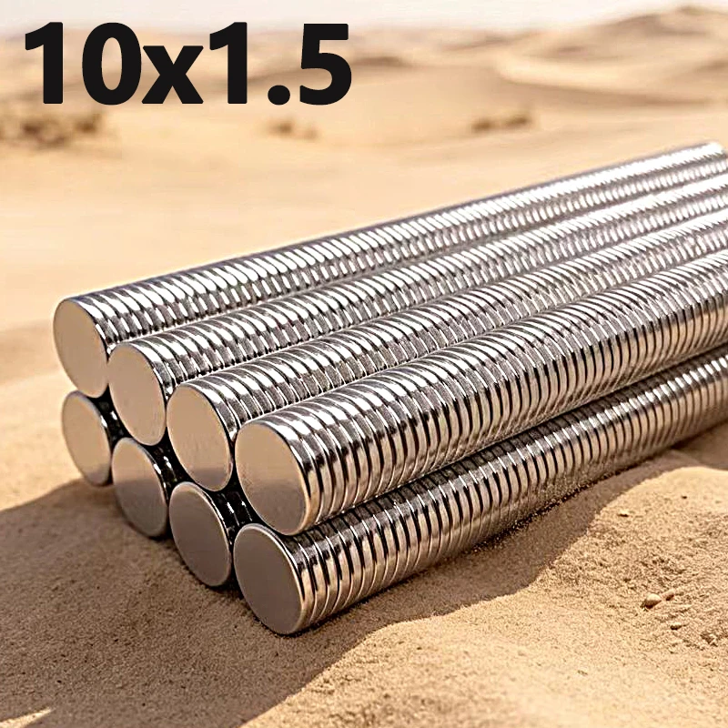 10-200pcs 10x1.5mm Magnet N35 NdfeB Permanent Magnetic Imanes Round Shape Neodymium Magnet 10*1.5mm Accessory Craft Diy Magnets