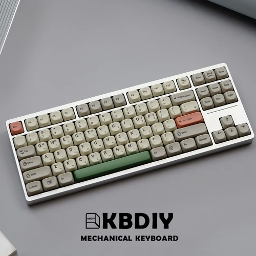 Imagen 2 del producto KBDiy KOA perfil Keycap GMK estilo Retro 9009 tema PBT Keycaps para teclado mecánico KIT de juegos coreano 139 teclas ISO Key Cap