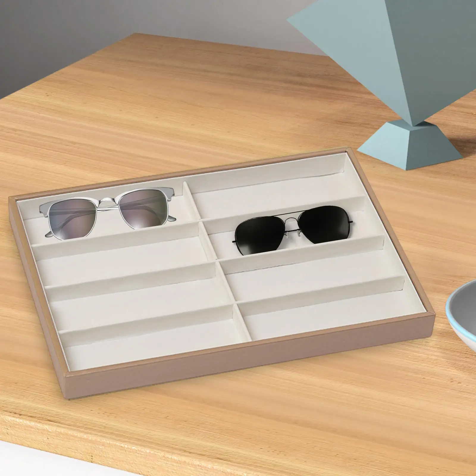 

Watch Holder Organizer Tray Velvet Glasses Box Tray Sunglasses Organizer Tray for Store