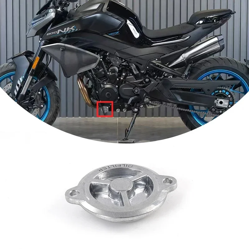 For CFMOTO 800MT Oil Filter Cover and Sealing Ring Motorcycle Accessories CF800MT 800NK Moto Parts