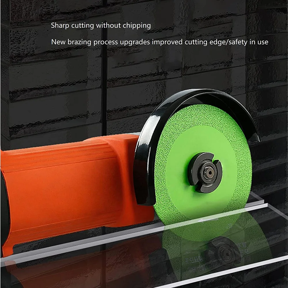 

ABUH-Glass Cutting Disc, Saw Blade Wheel Glass Cutting For Angle Grinder,4Inch Ultra-Thin Diamond Saw Blade Wheel