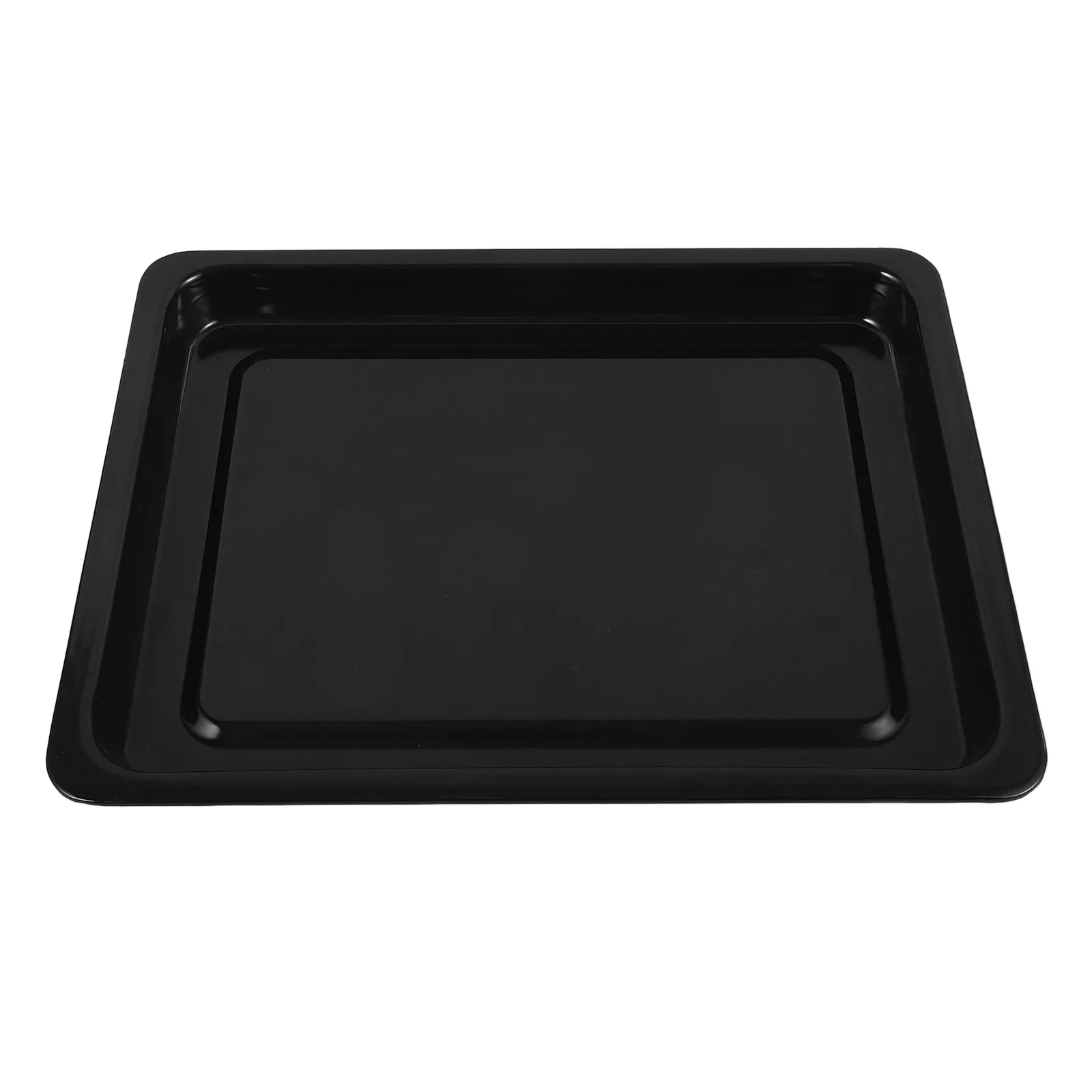 

Enamel Baking Tray Deep Roasting Pan Transfer Reusable Kitchen Cookware Multi-Use Grill Dish for BBQ Picnic