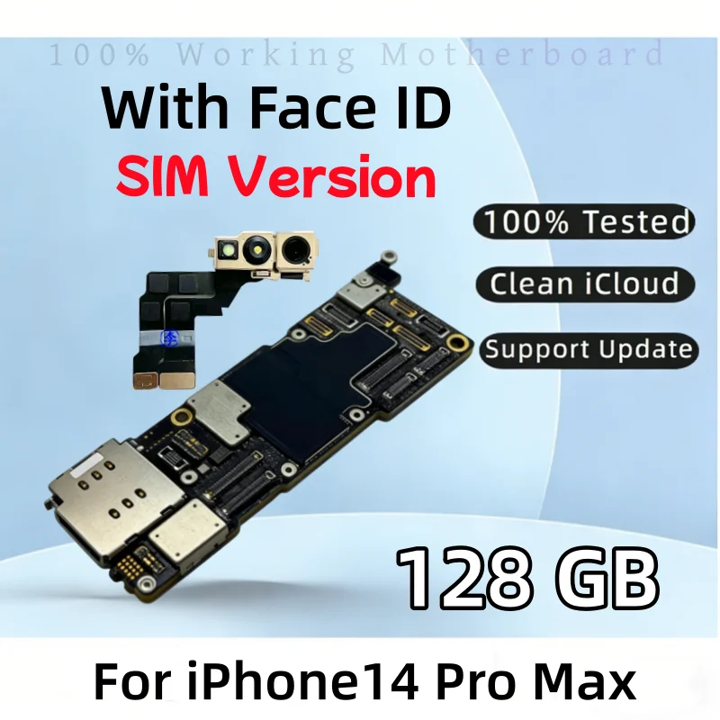 ロック解除されたマザーボード,顔認識付きロジックボード,iPhone 14