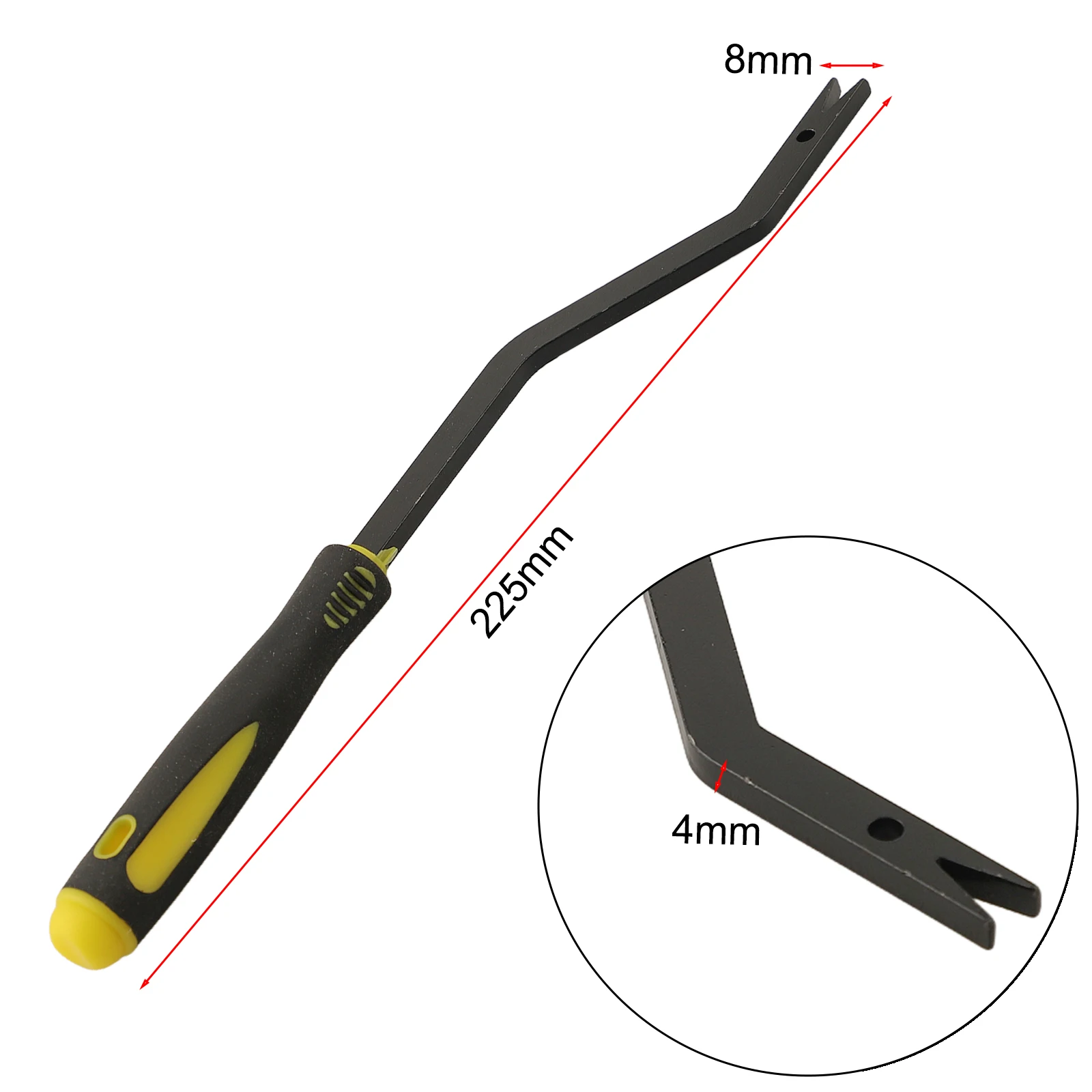 Vehicle Repair Car Maintenance Handrail Removal Tool Quick Removal Ergonomic Design Metal And Plastic Damage-free Tool