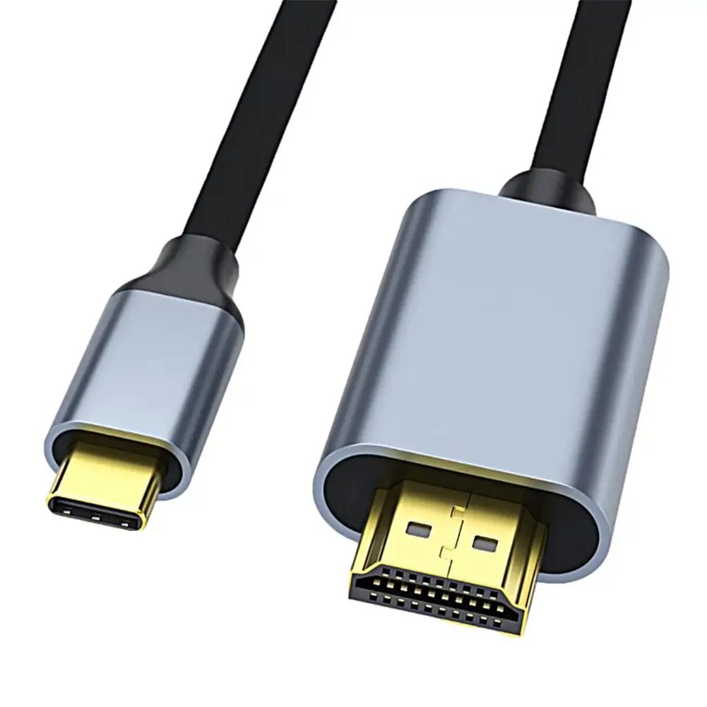 Adaptador de Cable USB C a HDMI 2,0, calidad de imagen Ultra clara 4K, compatible con resolución de 3840x2160, adaptador de Cable tipo c a HDMI