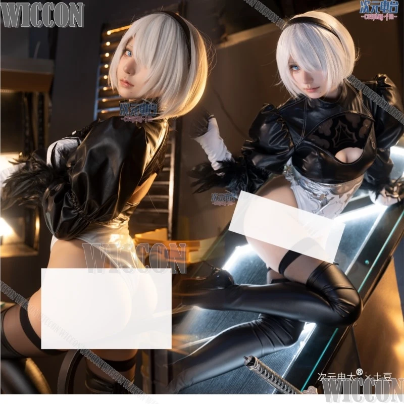 2B Cosplay Costume NieR:Automata NIKKE:The Goddess of Victory Suit Outfit Lolita Dress Sexy Uniform Halloween Women Comic Con