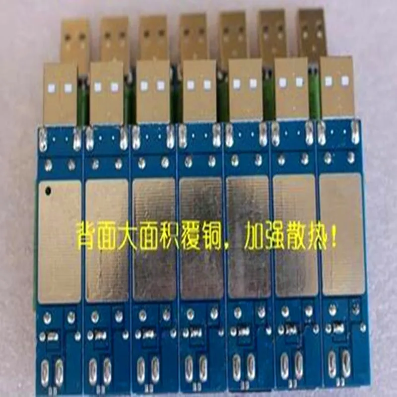 USB Charge Current Band Switch, Teste de Carga, 2A, 1A, Resistência à Descarga, 5Pcs