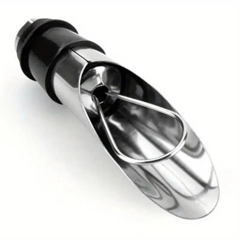 New 1PCs Stainless Steel Pourer Decanter Wine Aerator Pour Spout Bottle Stopper Wine Aerator Pourer Pouring Tool Home Supplies