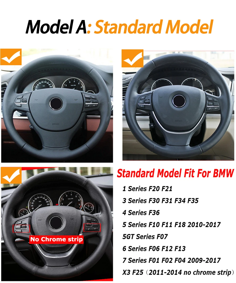 Car Steering Wheel Button Control Knob Keys For BMW 1 2 3 4 5 6 7 X3 X4 X5 X6 Series F20 F30 F36 F10 F11 F07 F12 F01 F02 F25 F15