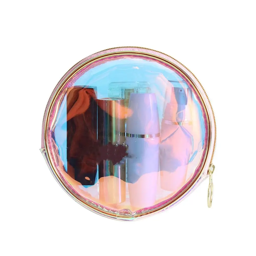 

Красочные прозрачные косметички, многофункциональная круглая квадратная косметичка-ведро, утолщенная водонепроницаемая косметичка
