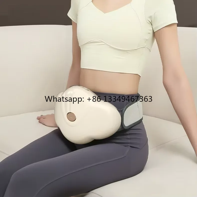 Most Selling Portable Electric Massager Jade  Heating Kneading Timing Control Pain Relief Relax Cloud Shape Abdominal