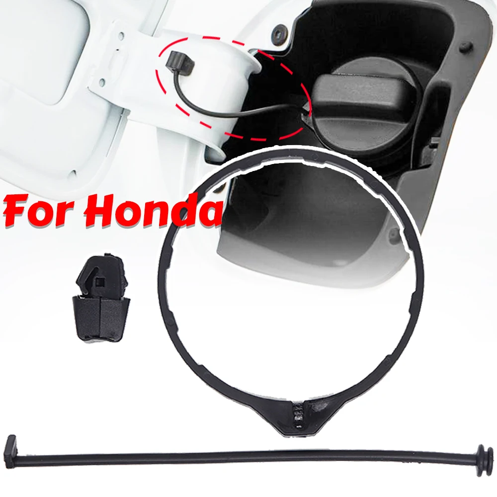 For Honda Civic  Acura Accord Crosstour Car Fuel Tank Petrol Cap Filler Cord Tether Rope Ring Strap Band Clip Rivet Replacement