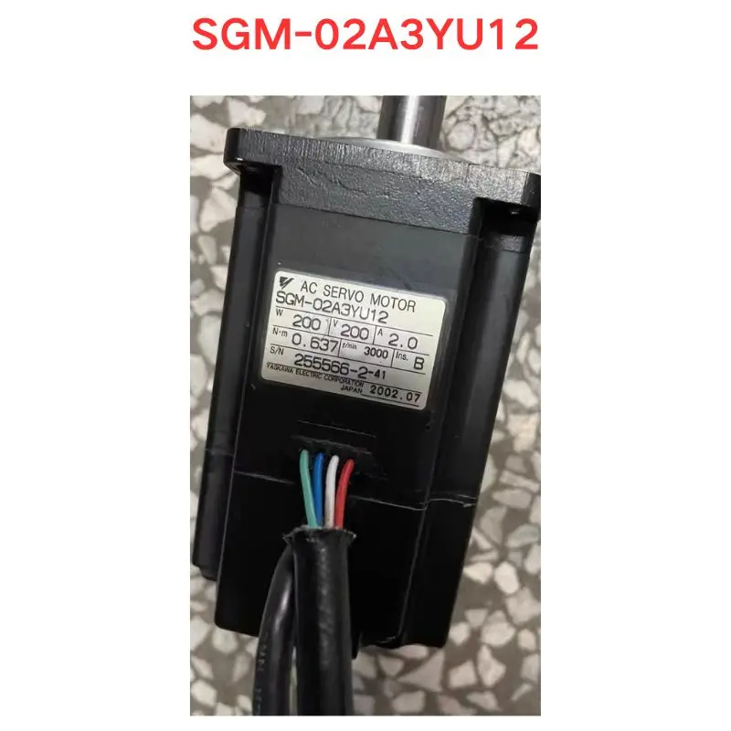 Used OEM disassembled parts SGM-02A3YU12 electrical machinery Functional test OK Fast delivery