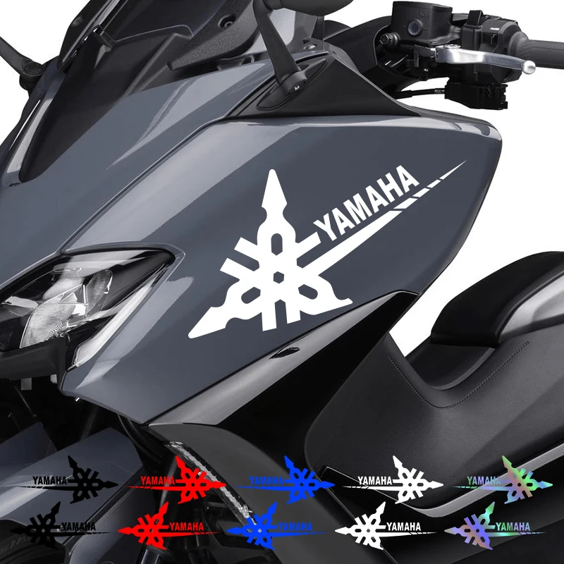 Reflective Motorcycle For Yamaha Sticker Moto Logo Color Laser DecalsFor N Max 125 155 160 Tmax 500 530 560 Xmax 300 400