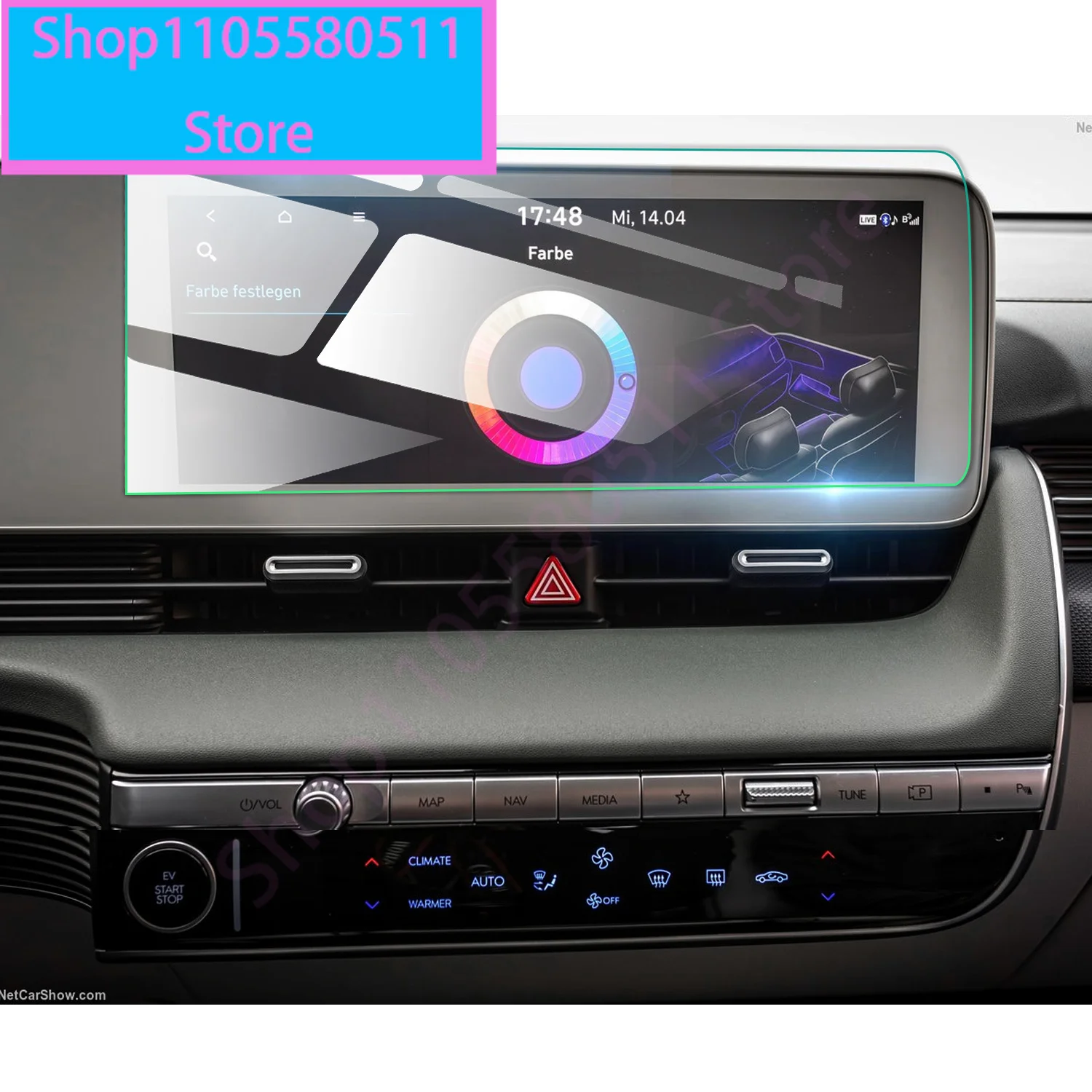 For Hyundai Ioniq 5 2021-2023 2024 12-Inch Car Navigation Screen Protector Ioniq 5 2024 Auto For Hyundai Ioniq 5 Accessories
