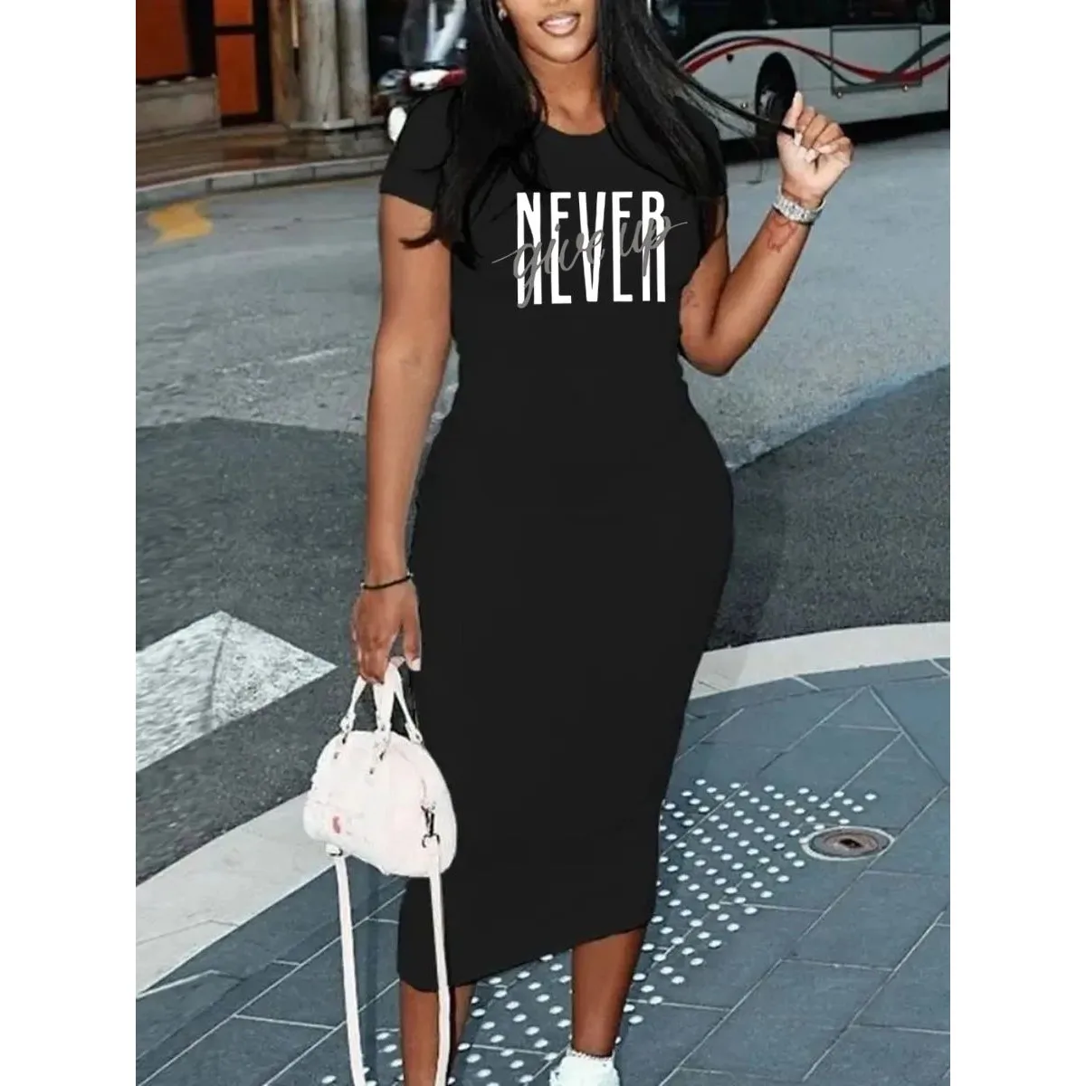 T-shirt Long Sexy pour femmes, grande taille, Bla ort Sved, décontracté, confortable, mélange de coton, haut pour dames, été