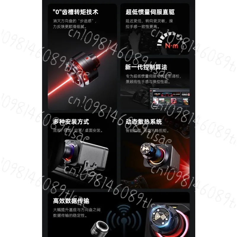 مناسبة لقاعدة عجلة القيادة Simagic Alpha EVO 9Nm/12Nm/18Nm لألعاب سباق Sim