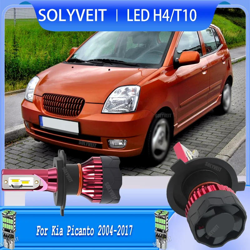 

The Easiest 150W H4 LED Installation You'll Ever Do 6000k Upgrade For Kia Picanto 2004 2005 2006 2007 2008 2009 2010 2011-2017