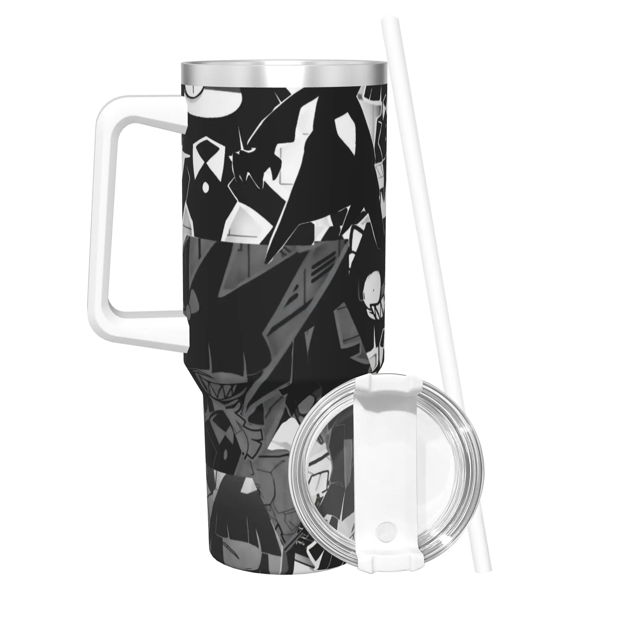 FPE Fundamental Paper Education 40oz Tumbler Stainless Steel Double Wall Vacuum Insulated  Tumblers Cup With Straw
