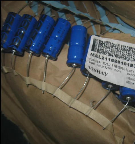 1pcs Axial electrolytic capacitor   VISHY BC 470UF 100UF 1000UF 220UF 100V 63V  axial copper