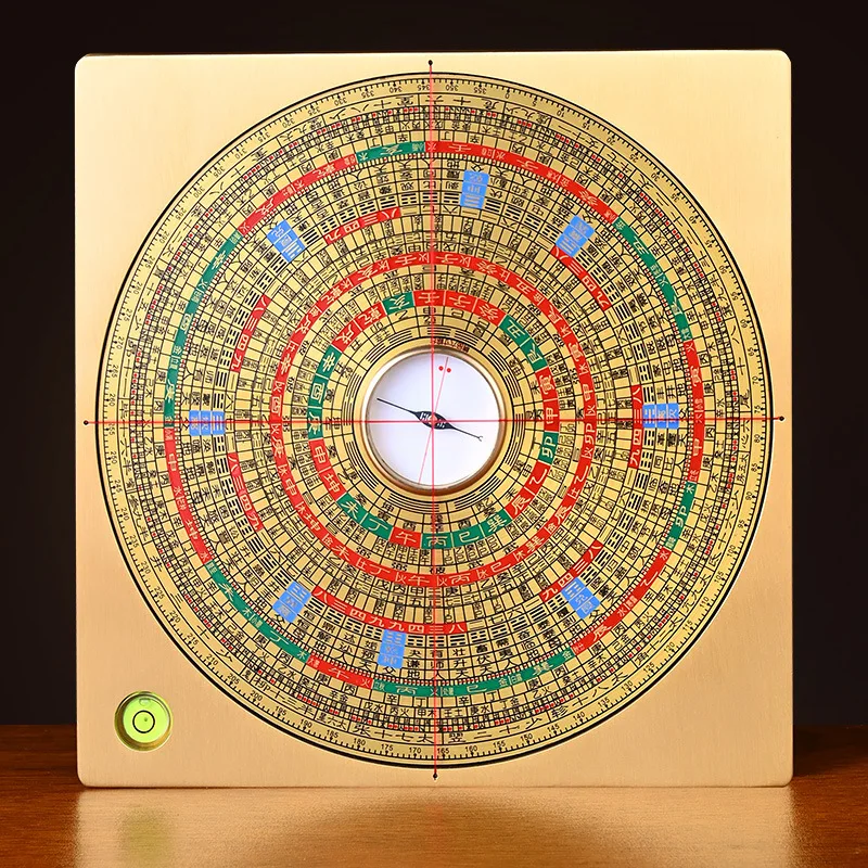 Pure Brass Compass, High-Precision, Professional-Grade, All-Copper, Solid -Element, Three-In-One, Comprehensive Small Compa