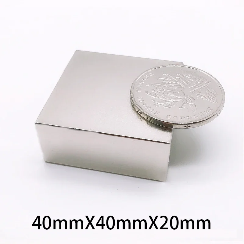 40x40x20mm Super Strong Square Magnet 40x40x20mm For Home Refrigerators, Offices DIY 40x40x20mm