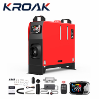 KROAK Diesel Heater All in One 5-8KW Portable Diesel Air Heater with Remote Control Parking Heater Low Noise for Truck Boat